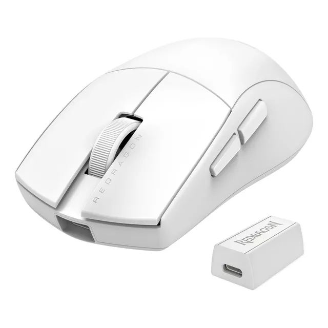 Mouse Redragon K1ng Pro (4k Hz) Wireless White Color Blanco