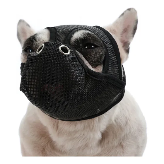 Focinho De Malha Respirável Para Cães Com Focinho Curto - S