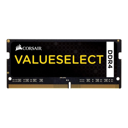 Memória RAM Value Select color preto  8GB 1 Corsair CMSO8GX4M1A2133C15