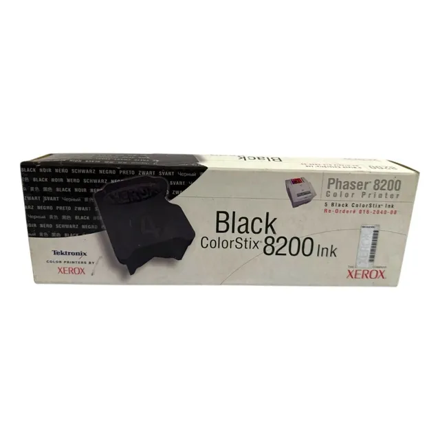 Tinta Solida Xerox 016204000 Negro 8200 Ink