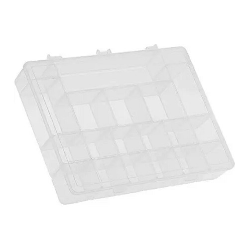 Box Com 20 Divisórias 34,5x27cm Caixa Organizadora Plástico Box Com 20 Divisórias 34,5x27cm Caixa Organizadora Plástico