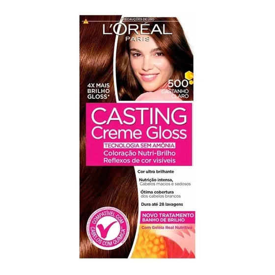 Coloração Casting Creme Gloss 500 Castanho Claro