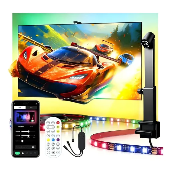 Luz De Fundo Para Tv De 5 M Rgbic Bluetooth Inteligente/app Rgb 5v