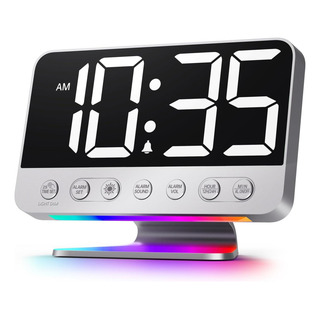 Relojes De Alarma Digital De Odokee Para Dormitorios: Gran A Relojes De Alarma Digital De Odokee Para Dormitorios: Gran A