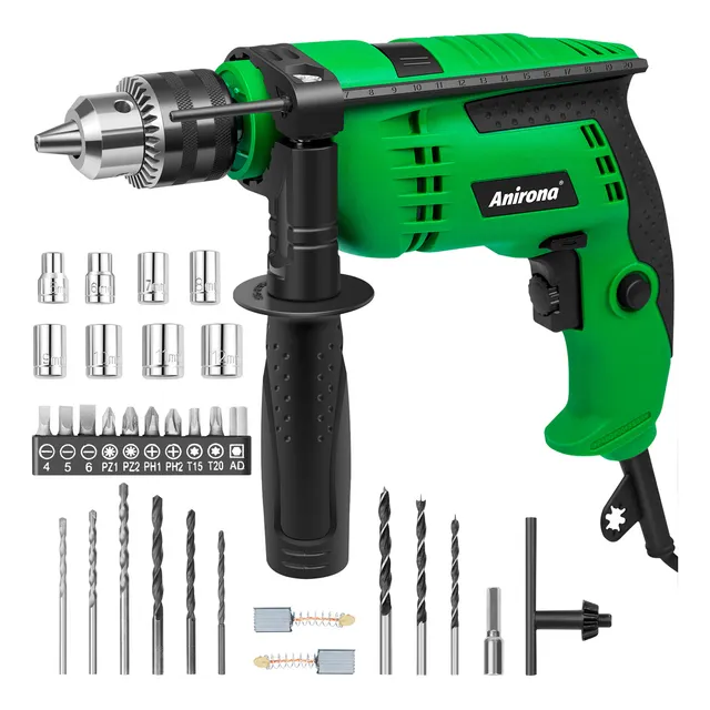 Taladro Rotomartillo 1/2'' Prof 650w Anirona Rd650 C/brocas