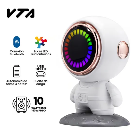 Corneta Astronauta Bluetooth Recargable Usb 3563