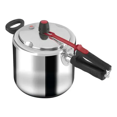 Panela de Pressão Clock Eco 7L Alumínio Polida 3 Sistemas de Segurança