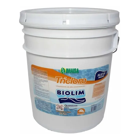 Biolim Tricloro Polvo Para Alberca 20 Kg 
