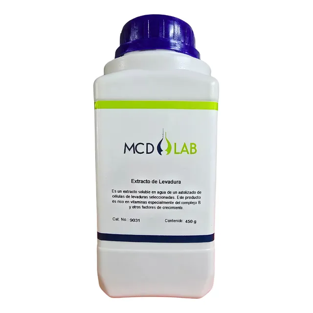 450 Grs Extracto De Levadura Laboratorio Mcd Pt9031