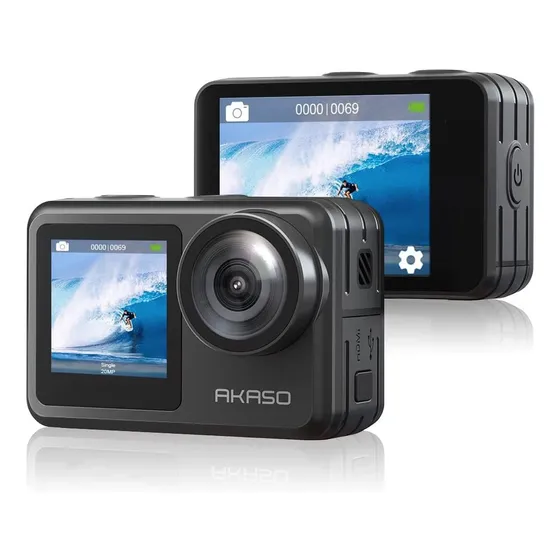 Cámara De Acción Akaso Brave 7 Le Wifi De 20 Mp L 4k 30 Fps