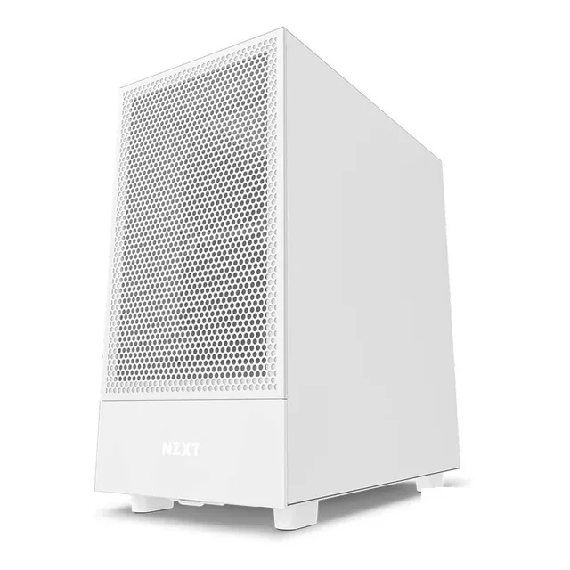 Gabinete Nzxt H5 Flow Cristal Templado 2 Fans Cc-h51fw-01