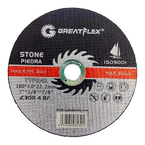 Disco Greatflex De Corte Concreto 7  T42-180x3.0m