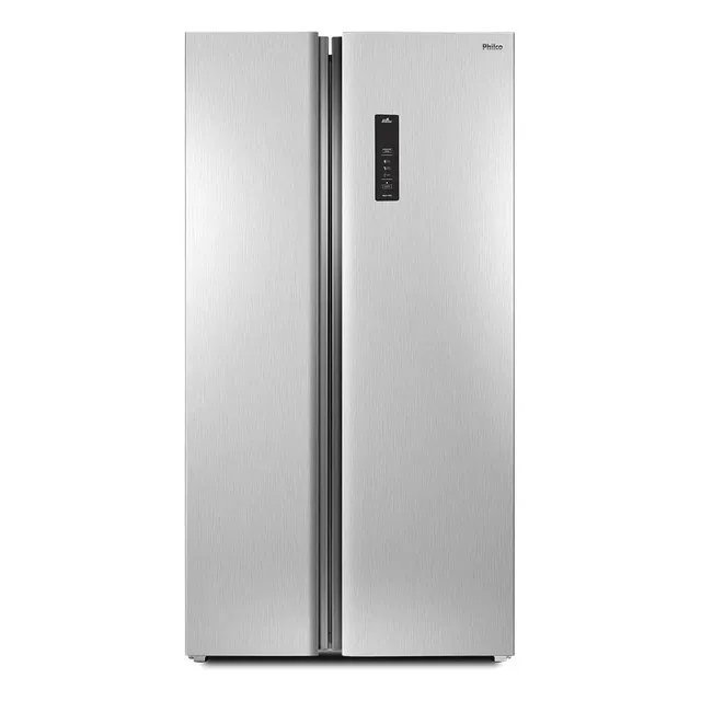Refrigerador/geladeira 489l Side By Side Philco Prf504i Cor Aço