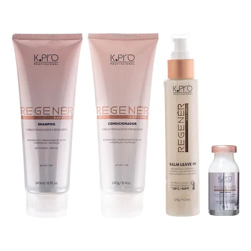 K.pro Regenér Home Care Shampoo Condicionador Leave-in Shot