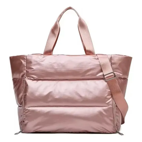 Bolso Impermeable Fitness Multipropósito Para Mujer - Rosa Rayas