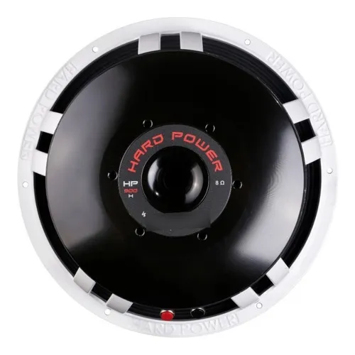 Alto Falante Woofer Hardpower Hp900h 12 Pol 8 Ohms Cor Branco