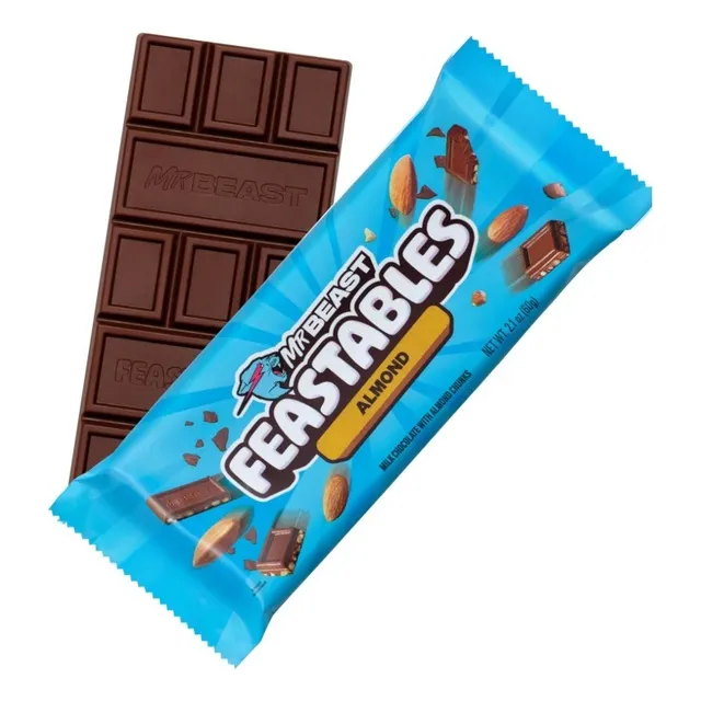 Chocolate Mr Beast Feastables 60gr Almond