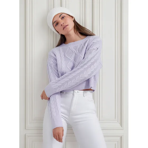 Saco Mujer Ostu  Morado Acrilico 40330074-4145