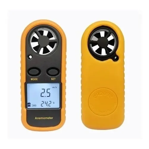 Anemómetro Digital Portátil Medidor De Velocidad Del Viento 