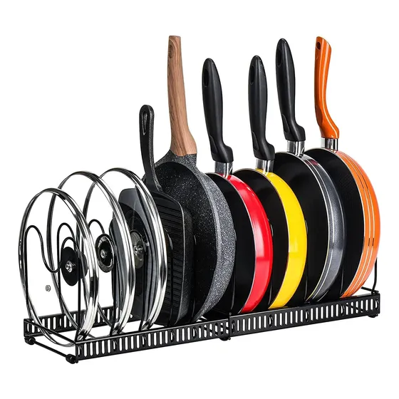 Rack Organizador De Ollas Expandible Menaje Tablas Tapas