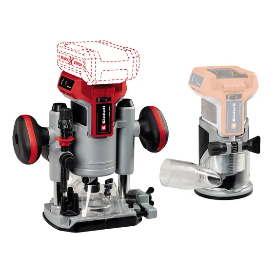 Fresadora Inalámbrica Einhell Tp-ro 18 Set Li Bl