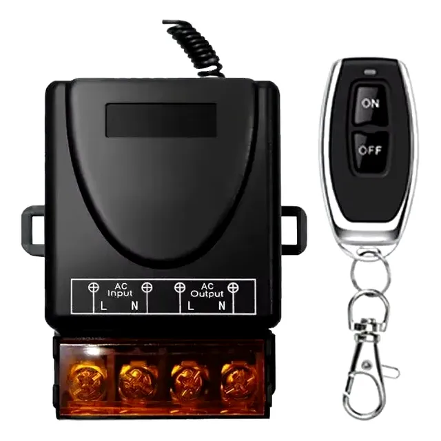 Interruptor Remoto Inalámbrico 220v 30a Receptor Transmisor