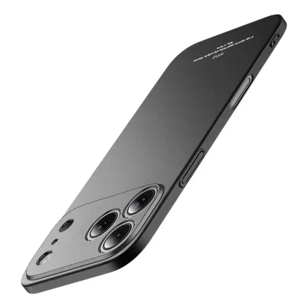 Capa Ultrafina P/ iPhone 17 Pro Max | Air Fosco Antichoque Preto iPhone 17 Pro Max