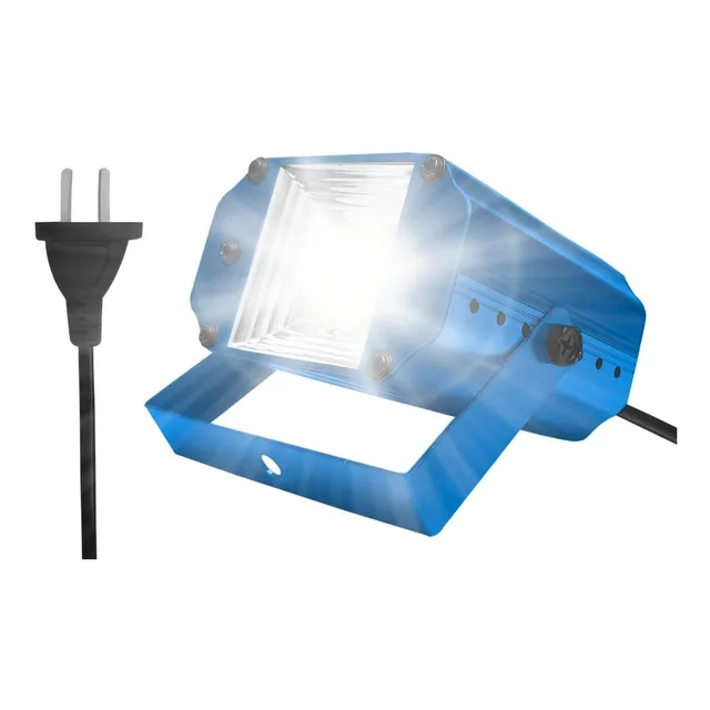 Flash De Led Audioritmico Cob Fiestas Dj Luz Estroboscopico Color de la luz Blanco frío 220V