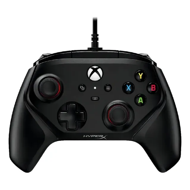Control Hyperx Clutch Gladiate Cableado Para Xbox Series X Color Negro
