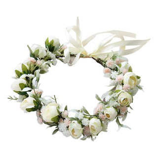 Cabeza De Flor Con Tocado De Novia Con Tocado De Corona Con Cabeza De Flor Con Tocado De Novia Con Tocado De Corona Con