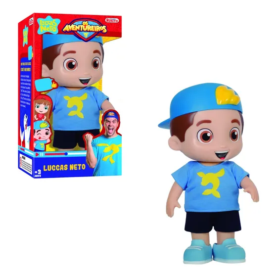 Aventureiro Azul Luccas Neto Boneco Baby Brink