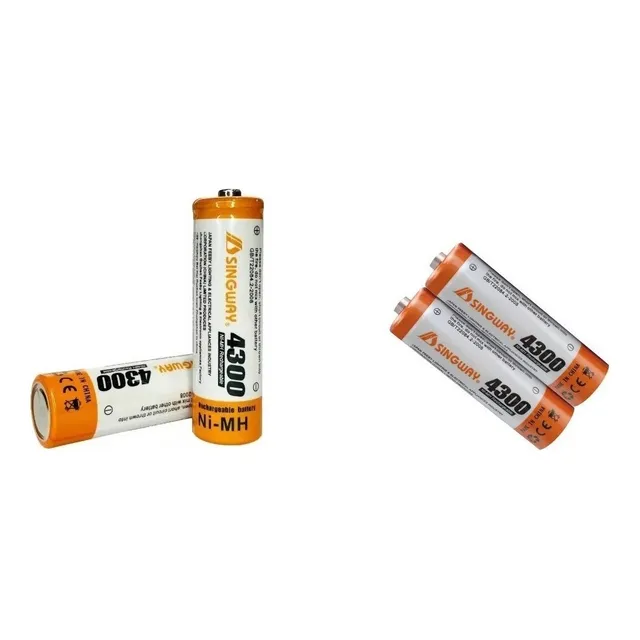 X20 Pilas Batería Recargable Aa 1.2v Ni-mh 4300mah