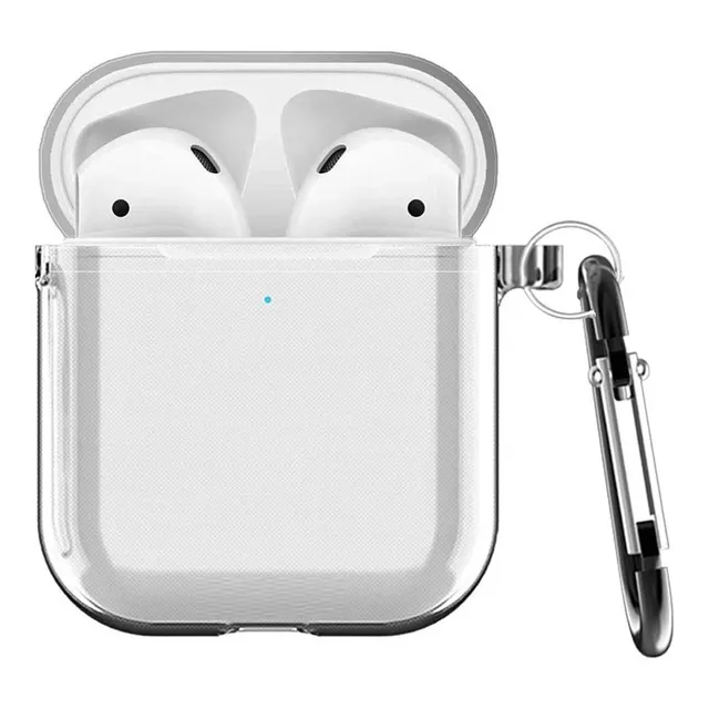 Carcasa Funda Transparente Tpu Silicona Para AirPods 1/2