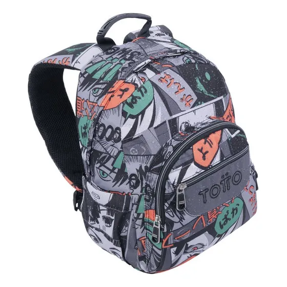Bolso Morral Escolar S Totto Ecole Tempera Animé 4yn