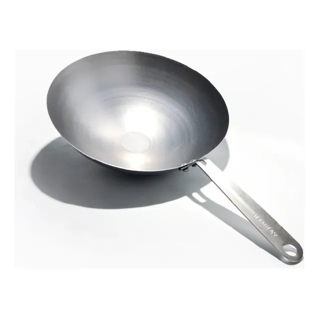 Sartén Wok Hierro Laminado Frio Kankay 35 Cm