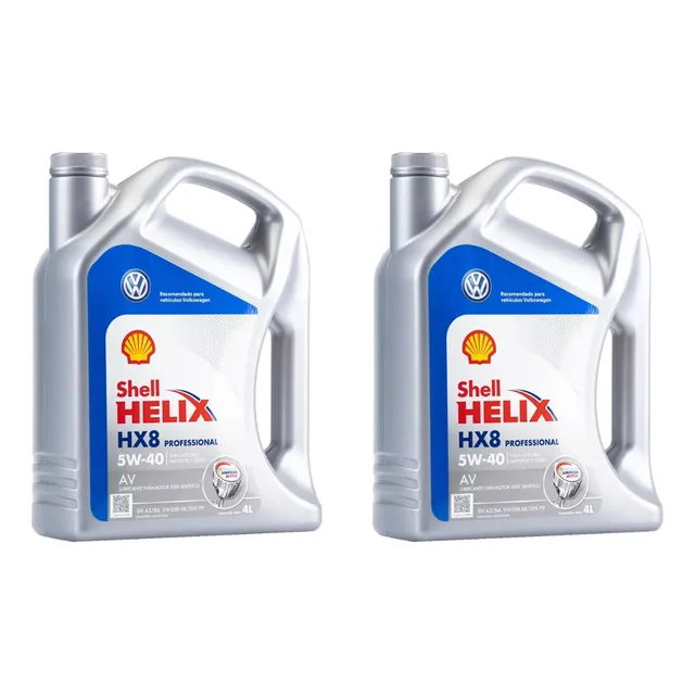 Aceite para motor Shell sintético 5W-40 para auto/camioneta 1 pack de 2 unidades x 4L / 8L
