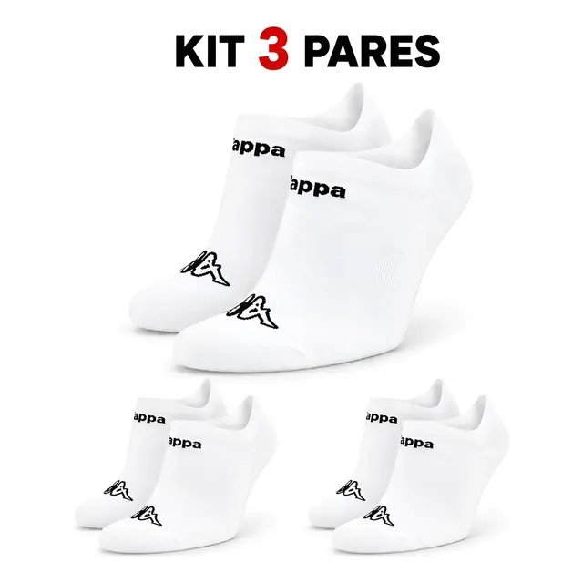 Kit 3 Pares Meias Kappa Soquete