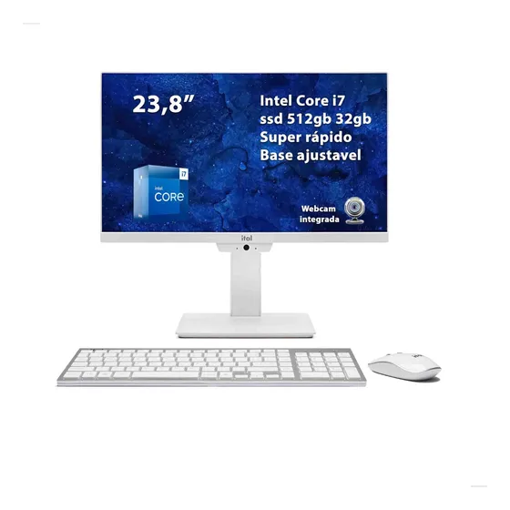Computador Touch-screen All In One I7 32gb 512gb Ital K4-s.