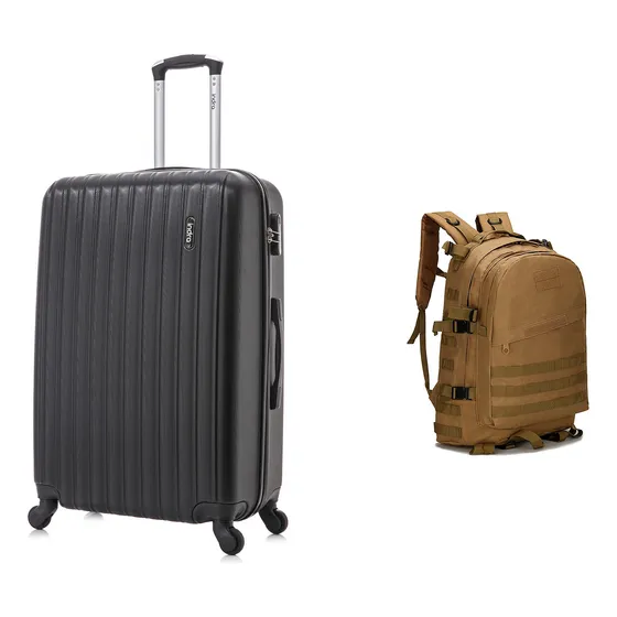 Valija Rígida Grande 28' + Mochila Tactica 40l Gratis