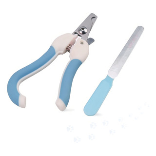 Kit Cuidado Para Mascota Corta Uñas Lima Acero Inoxidable Fu Color Azul Kit Cuidado Para Mascota Corta Uñas Lima Acero Inoxidable Fu Color Azul