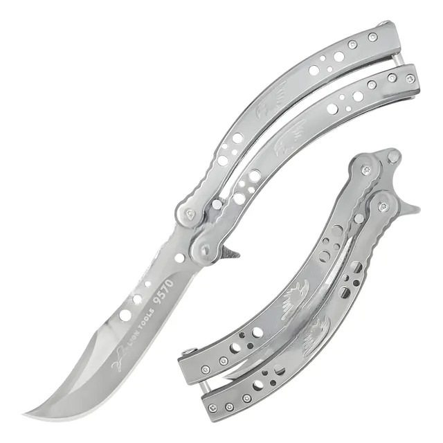 Navaja Mariposa Balisong Cuchillo Tactico Trucos Filo Edc