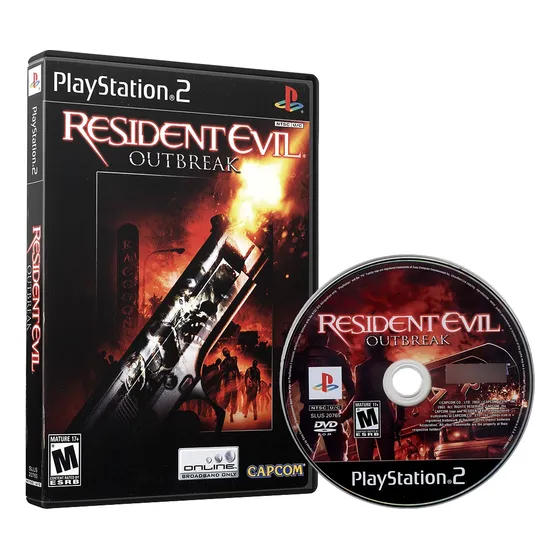 Jogo Resident Evil Outbreak - Ps2 Mídia Física