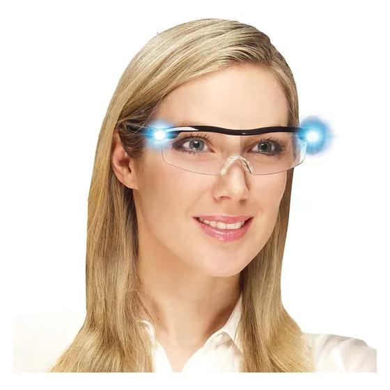Gafas De Aumento Con Luz Led Mighty Sight - Tevecompras -