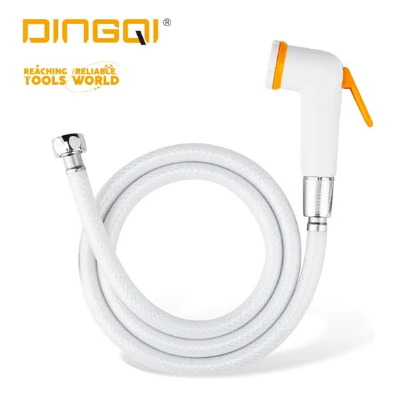 Ducha Manguera Teléfono Blanca Con Accesorios 1.2mts