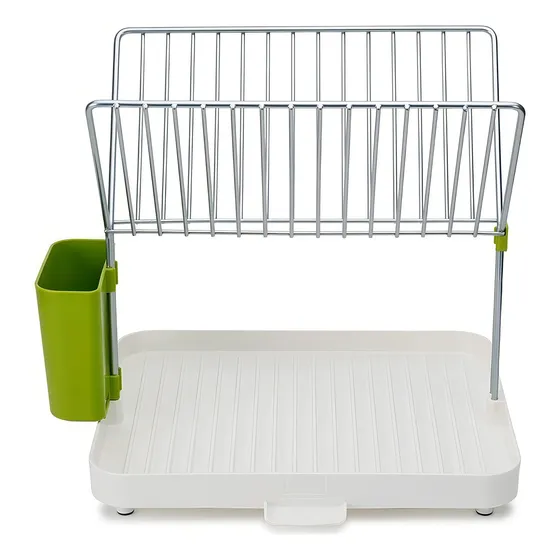 Escurridor Joseph Joseph  Platos Cubiertos Cocina 2 Niveles Color Blanco