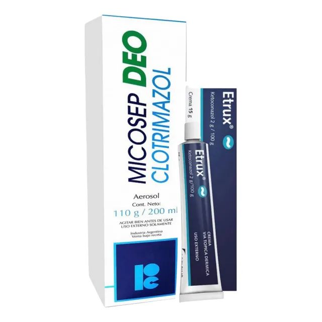 Pack Antimicótico Micosep + Etrux Crema