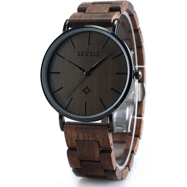 Relojes De Madera Bewell Para Hombres Mujeres Slim Bfqj3
