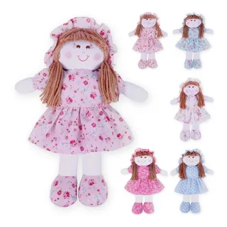 Gulu Boneca De Pano Menina Vestido Estampas Sortidas Gulu Boneca De Pano Menina Vestido Estampas Sortidas