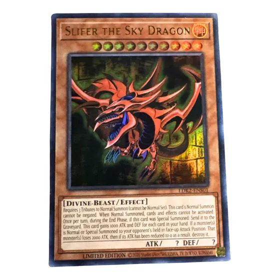 Dios Egipcio Slifer El Dragon Del Cielo Yugioh Clasico