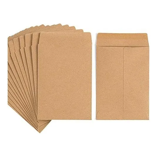 Caixa De Envelope Médio Meio A4 Kraft Pardo 17,6x25cm 250 Un